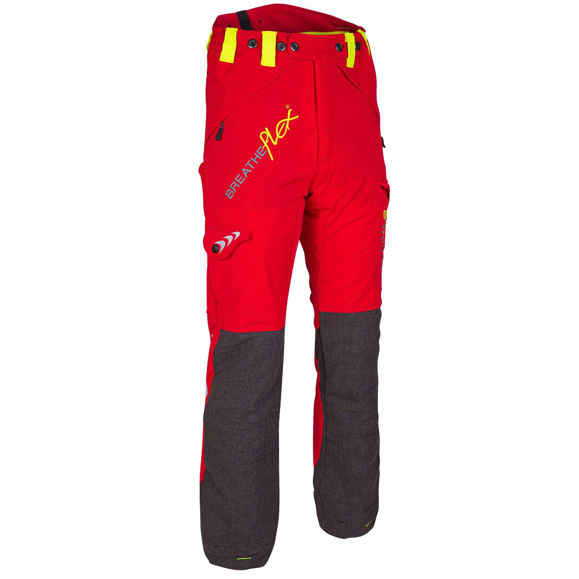 AT4050 Breatheflex Type C Class 1 Chainsaw Trousers - Red - Arbortec Forestwear