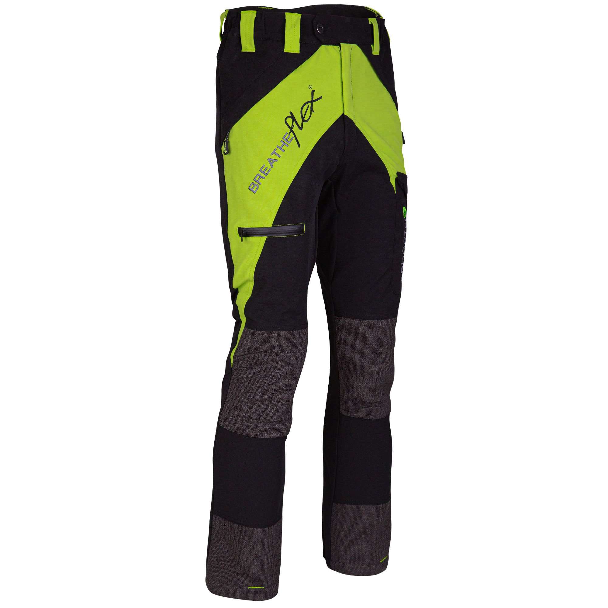 AT4110 Breatheflex Non-Protective Trousers - Lime - Arbortec Forestwear