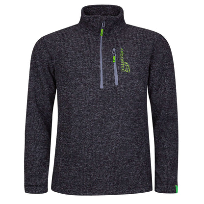 AT5010 Wolf - Half-Zip Knitted Fleece - Grey - Arbortec Forestwear