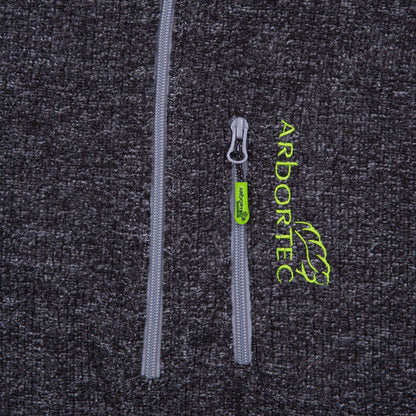 AT5010 Wolf - Half-Zip Knitted Fleece - Grey - Arbortec Forestwear