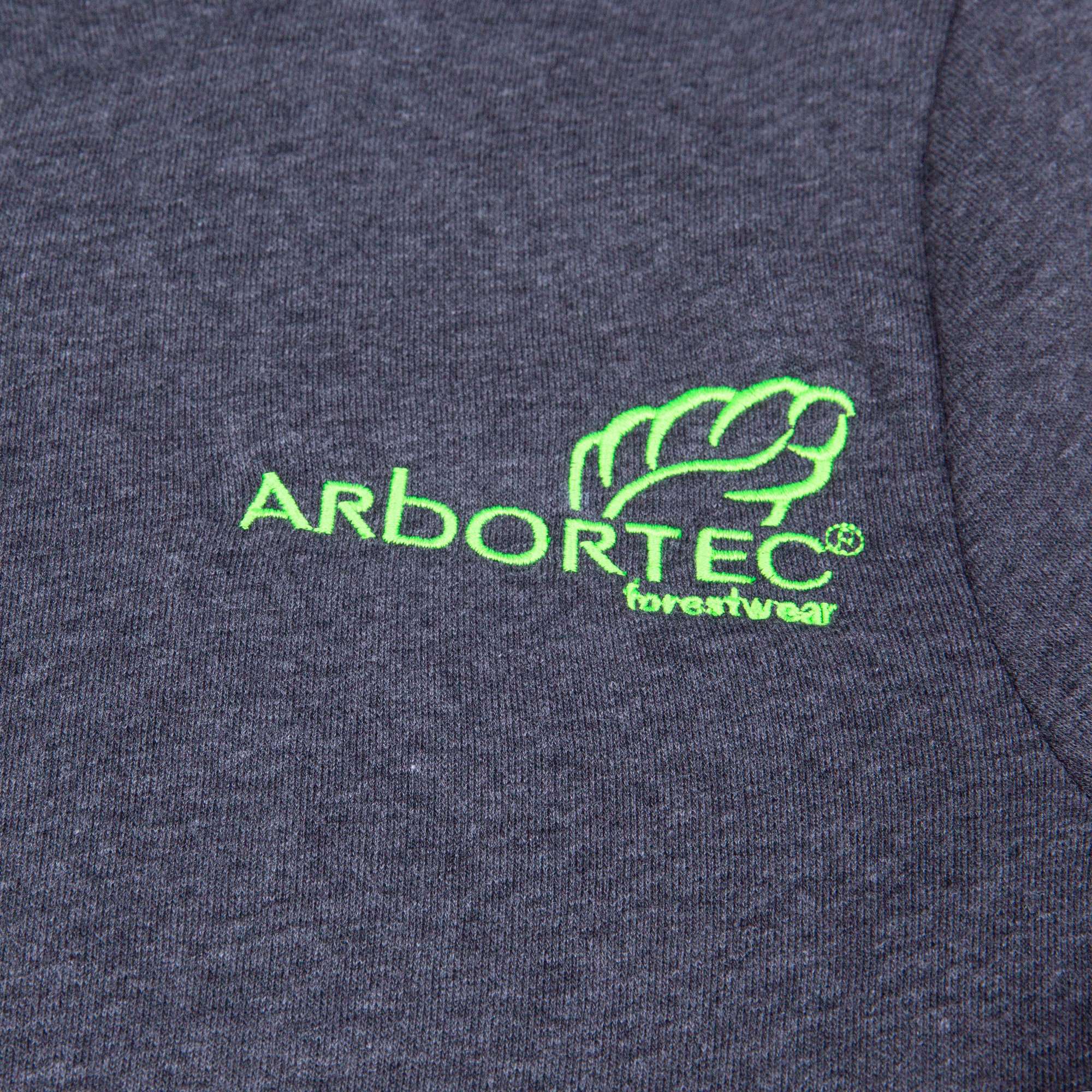 AT5020 Arbortec Zip Hoodie - Charcoal Grey - Arbortec Forestwear