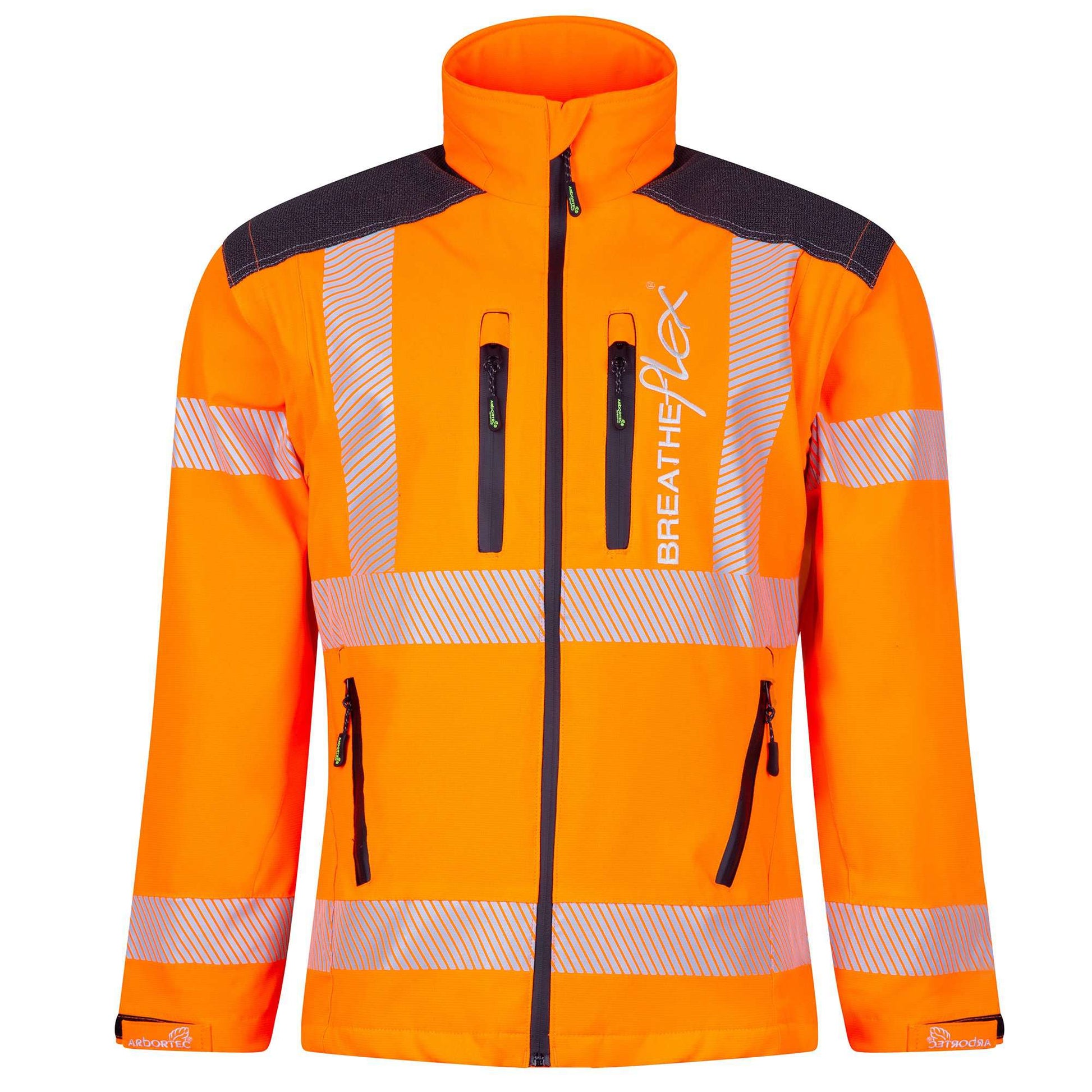AT4000 Breatheflex Performance Work Jacket  - Hi Viz Orange - Arbortec Forestwear