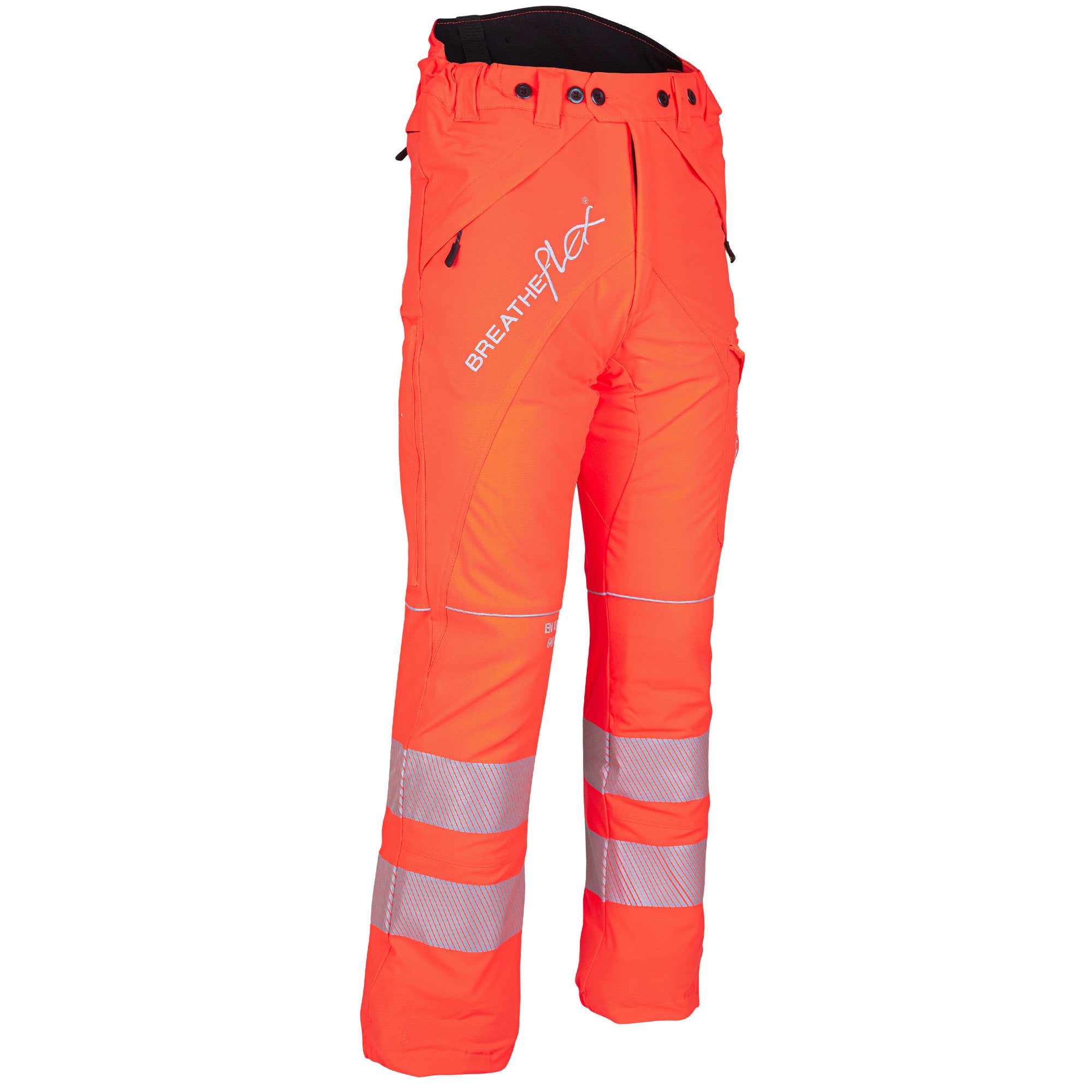 ATHV4050/4040/4035 Breatheflex Chainsaw Trousers Design C Class 1/2/3 - Hi-Vis Orange