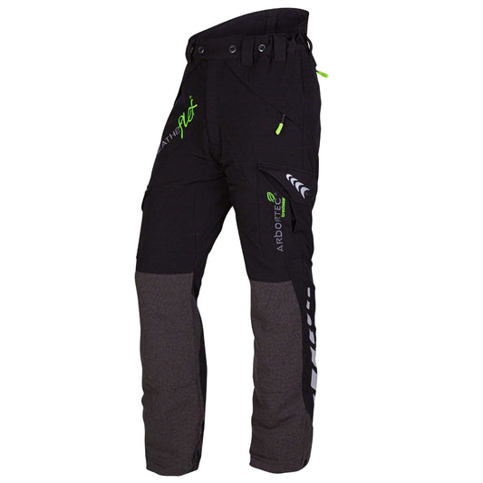 AT4010 Breatheflex Type A Class 1 Chainsaw Trousers - Black - Arbortec Forestwear