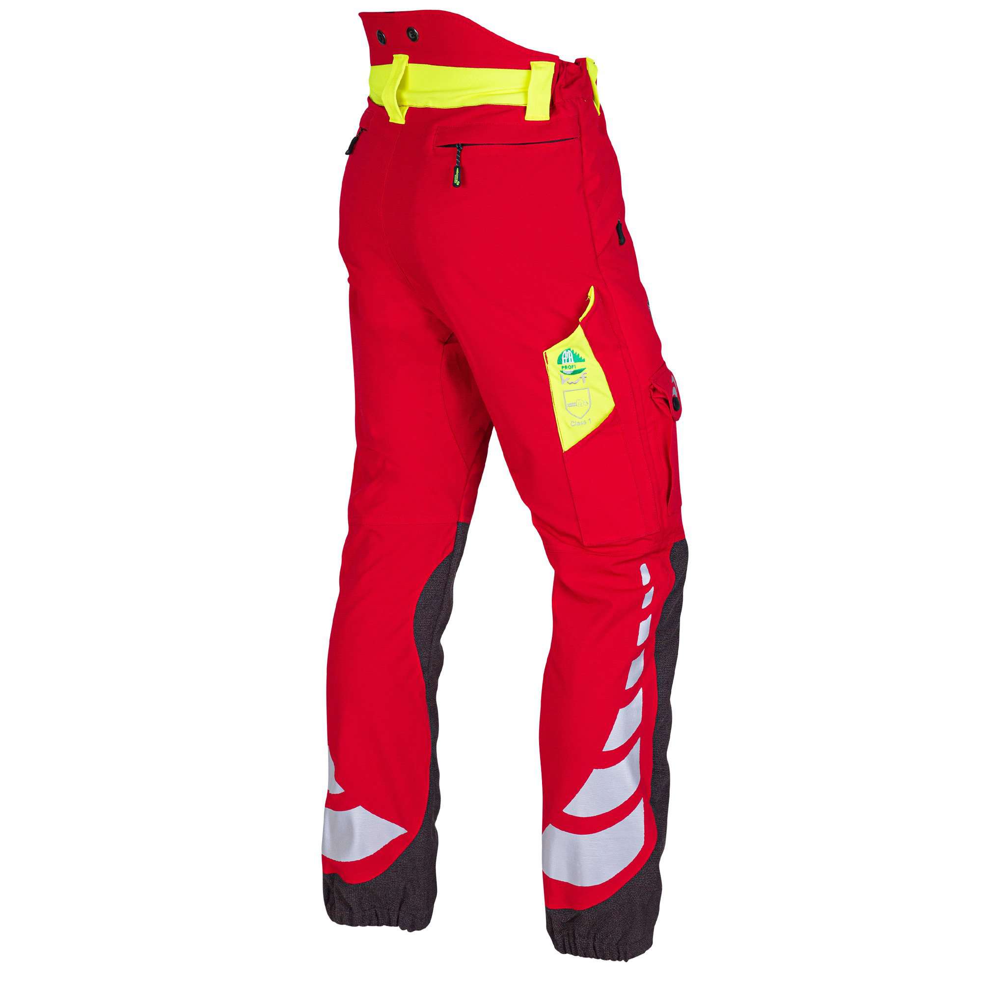 AT4050 Breatheflex Type C Class 1 Chainsaw Trousers - Red - Arbortec Forestwear