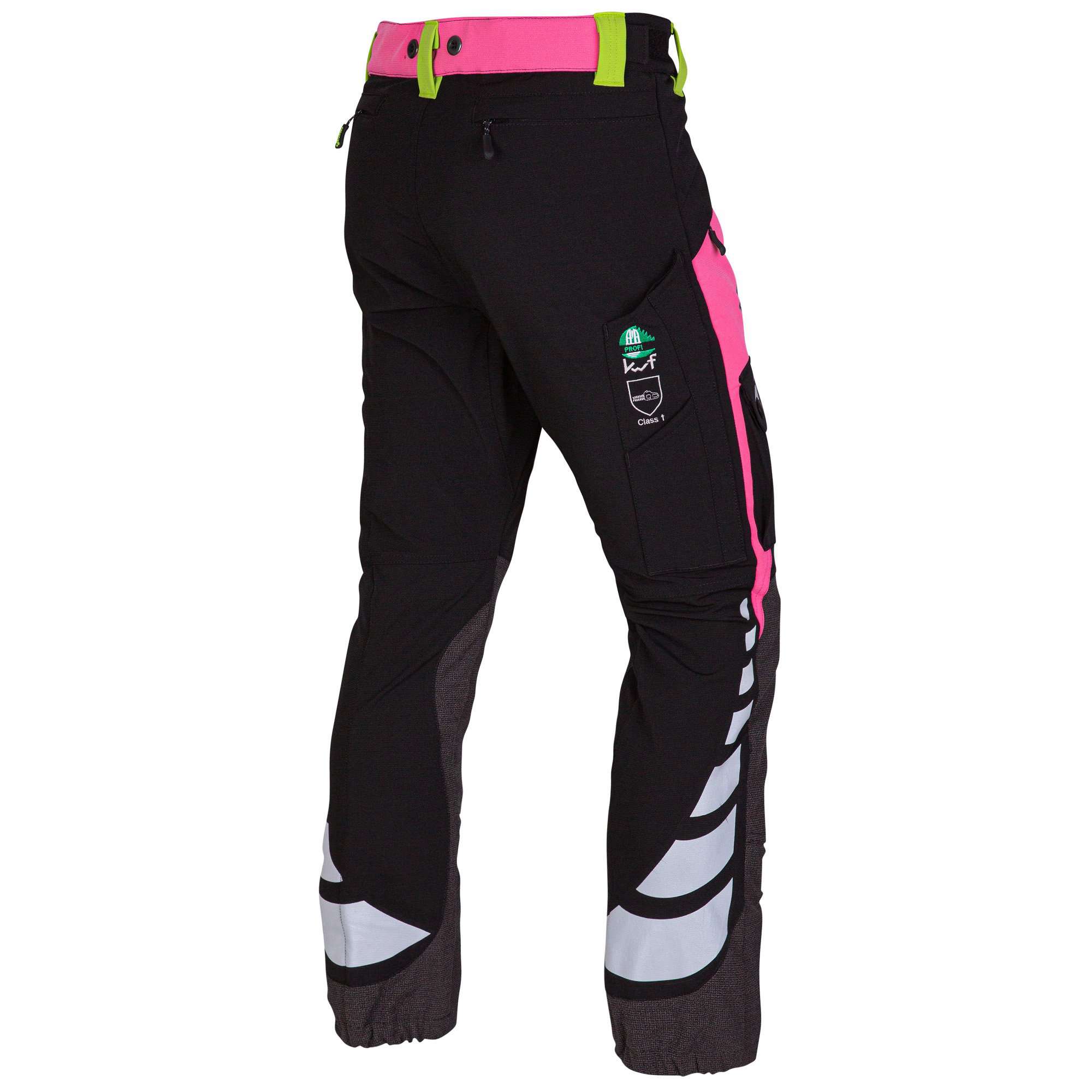 AT4050 Breatheflex Ladies Type C Class 1 Chainsaw Trousers - Pink - Arbortec Forestwear