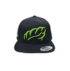 AT047 Baseball Cap Arbortec Classic Shape - Black/Lime