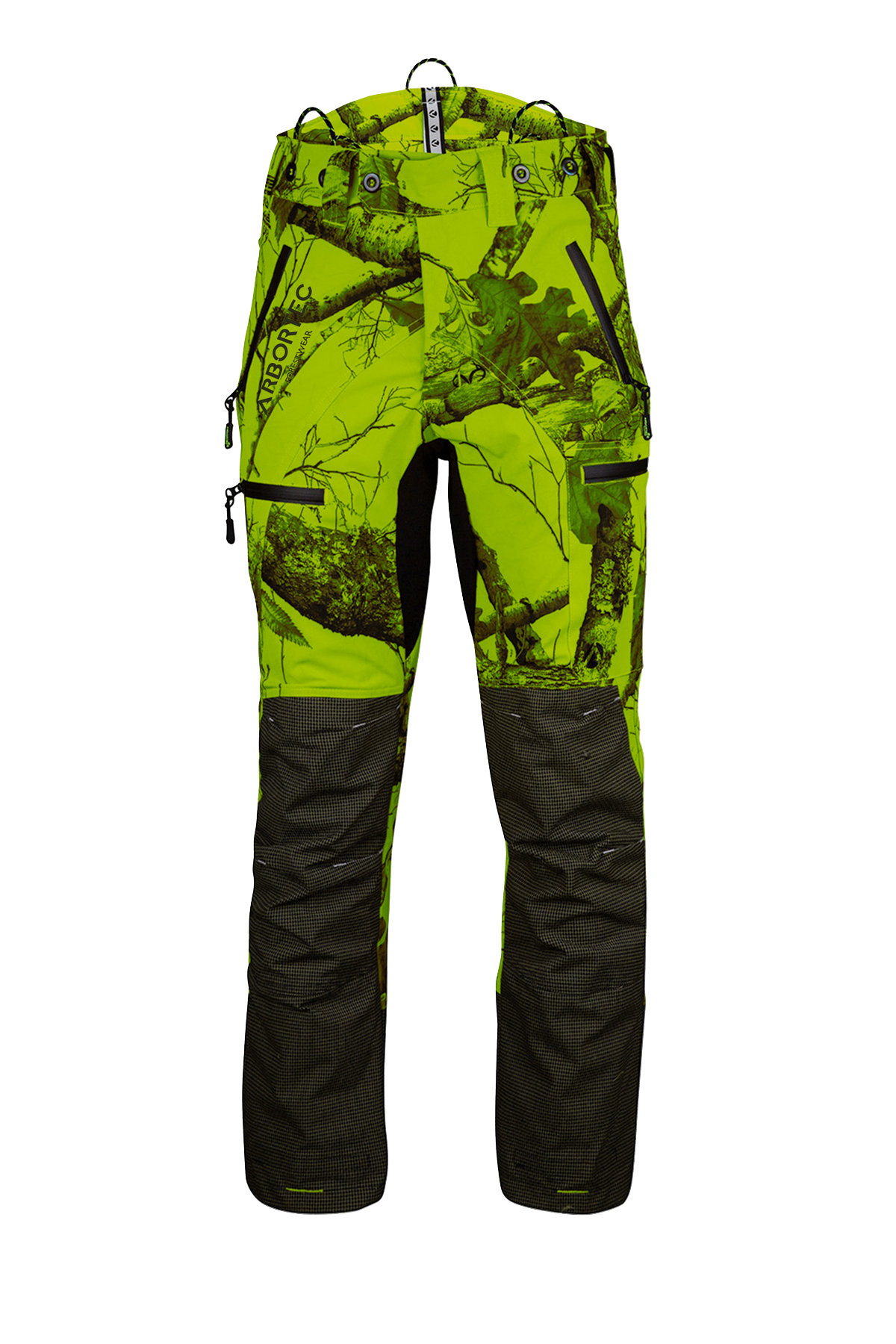 AT4070 - Breatheflex Pro Realtree Chainsaw Trousers Design C/Class 1 - Lime