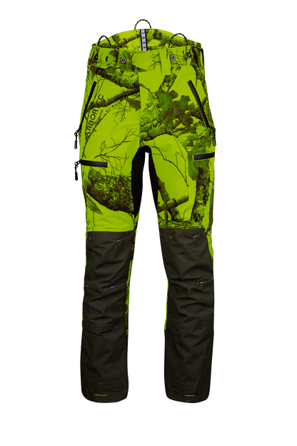 AT4070 - Breatheflex Pro Realtree Chainsaw Trousers Design C/Class 1 - Lime