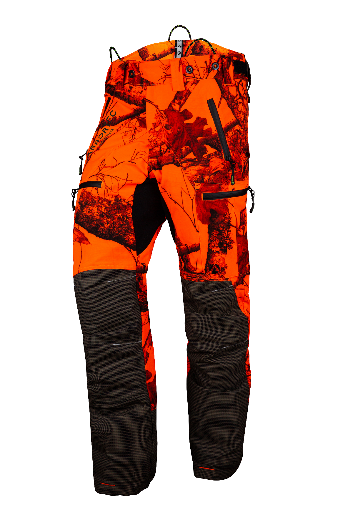 AT4060 - Breatheflex Pro Realtree Chainsaw Trousers Design A/Class 1 - Orange