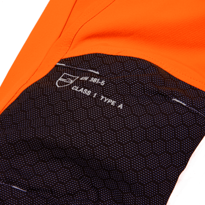 ATHV4060 Breatheflex Pro Chainsaw Trousers Design A Class 1 - Hi-Vis Orange