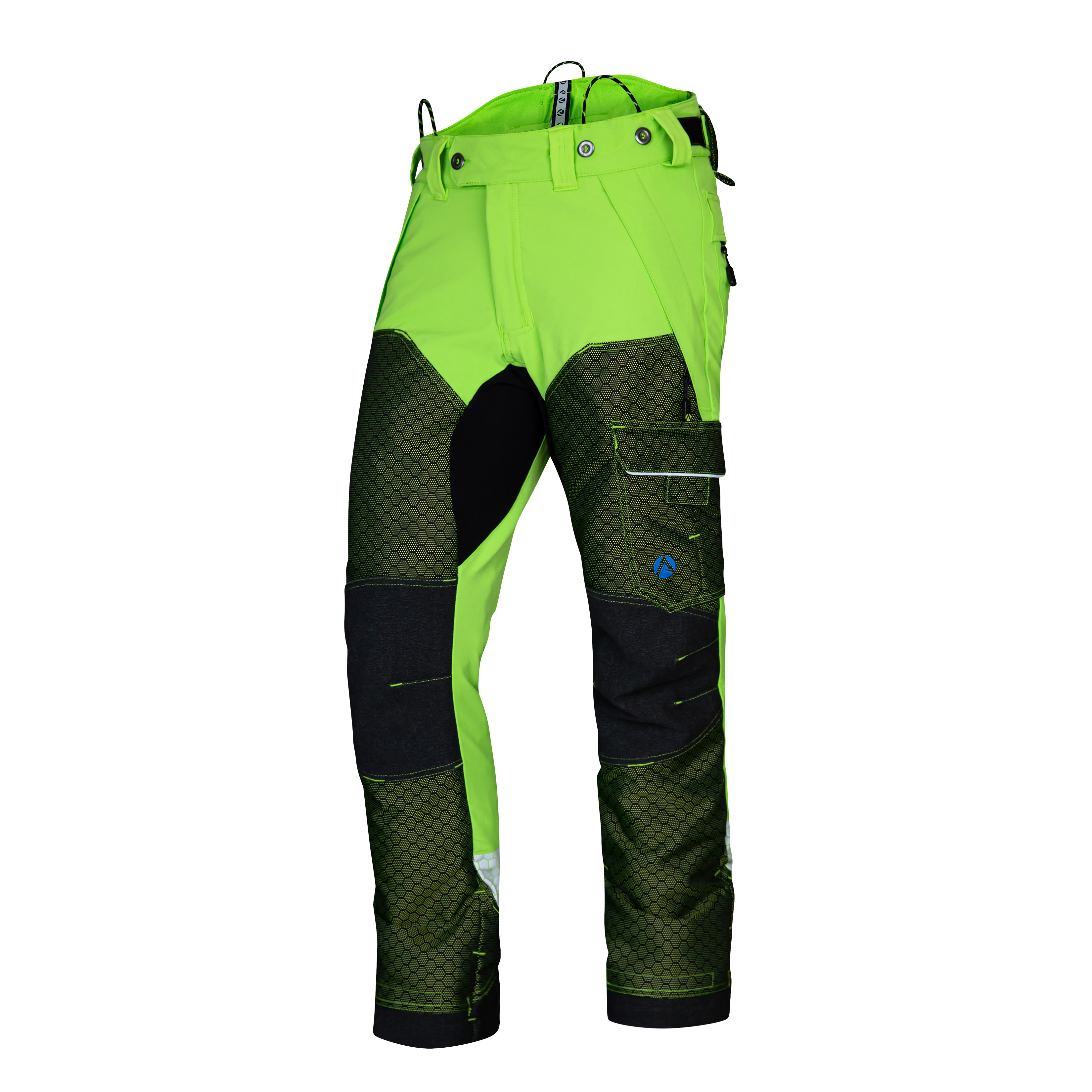 AT4090 - Arbortec Deep Forest Chainsaw Trousers Design C/Class 1 - Lime