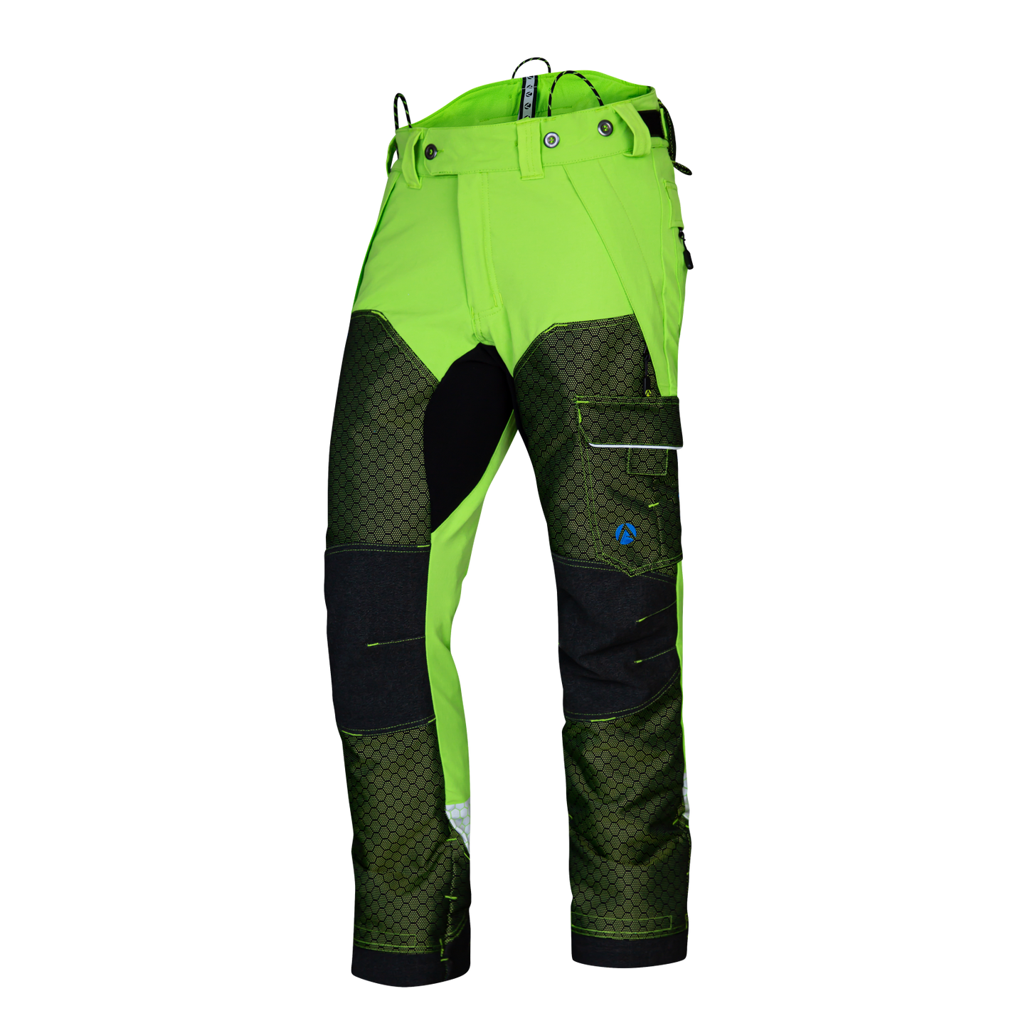 AT4080 - Arbortec Deep Forest Chainsaw Trousers Design A/Class 1 - Lime