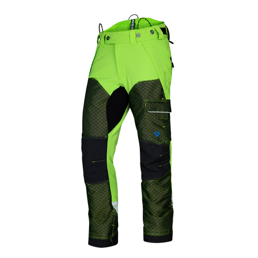 AT4080 - Arbortec Deep Forest Chainsaw Trousers Design A/Class 1 - Lime