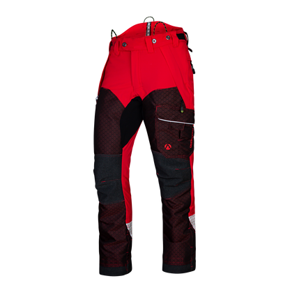 AT4080 - Arbortec Deep Forest Chainsaw Trousers Design A/Class 1 - Red