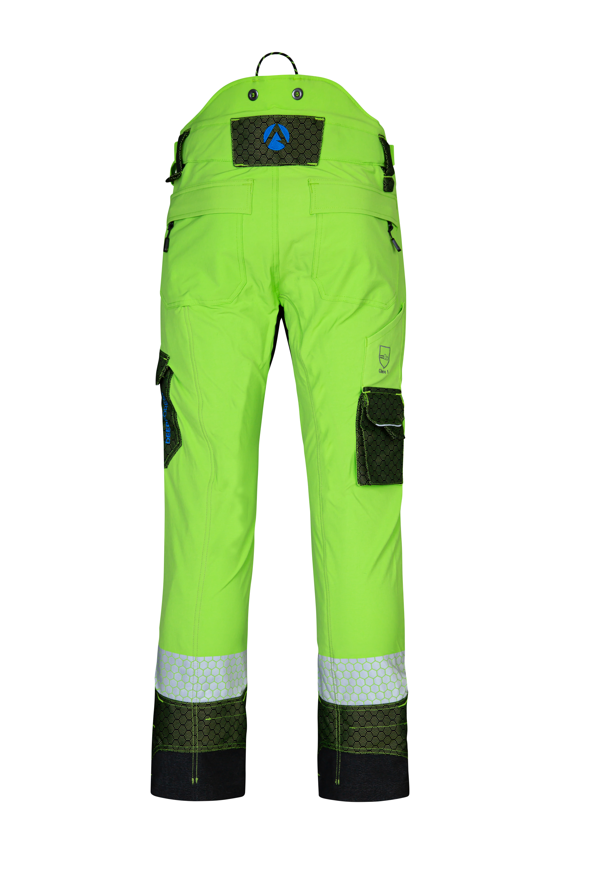AT4090 - Arbortec Deep Forest Chainsaw Trousers Design C/Class 1 - Lime