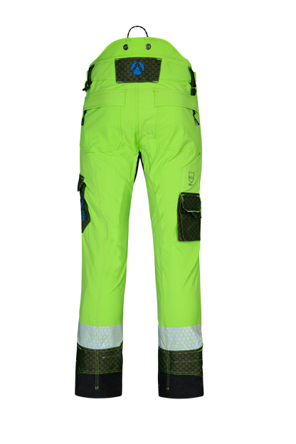 AT4090 - Arbortec Deep Forest Chainsaw Trousers Design C/Class 1 - Lime
