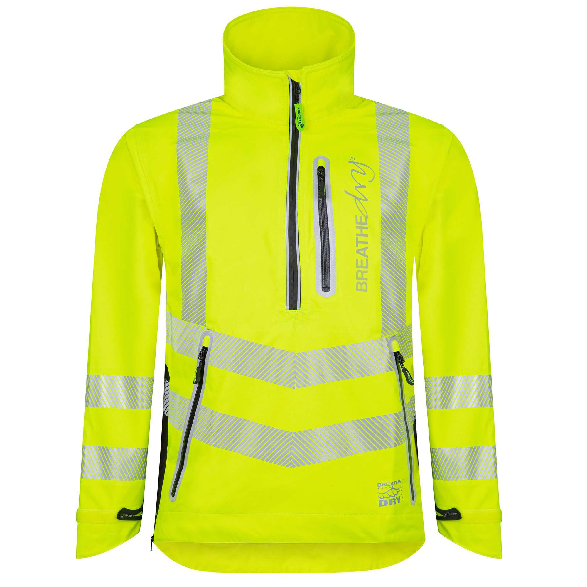 Arbortec BreatheDry® Waterproof Smock - Hi-Vis Yellow - ATHV4400 - Arbortec Forestwear