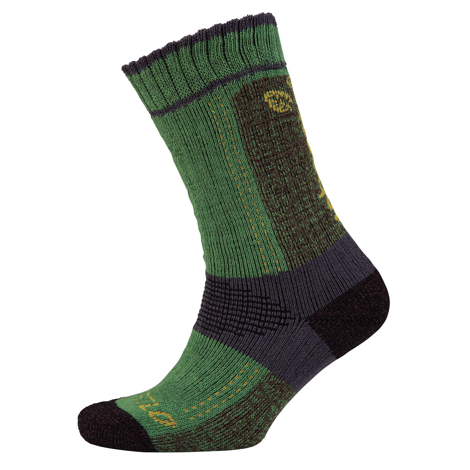 Xpert Lo Work Sock - Green / Grey