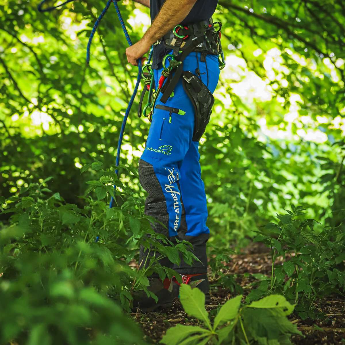 AT4070 Breatheflex Pro Type C Class 1 Chainsaw Trousers - Blue - Arbortec Forestwear