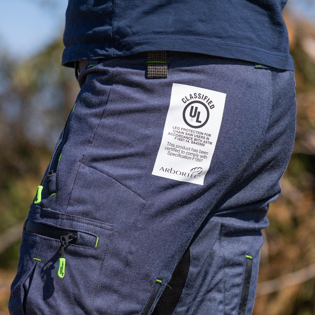 AT4060(US) Breatheflex Pro Chainsaw Trousers UL Rated -Denim Blue Legacy