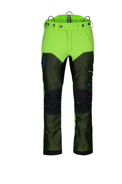 AT4090 - Arbortec Deep Forest Chainsaw Trousers Design C/Class 1 - Lime